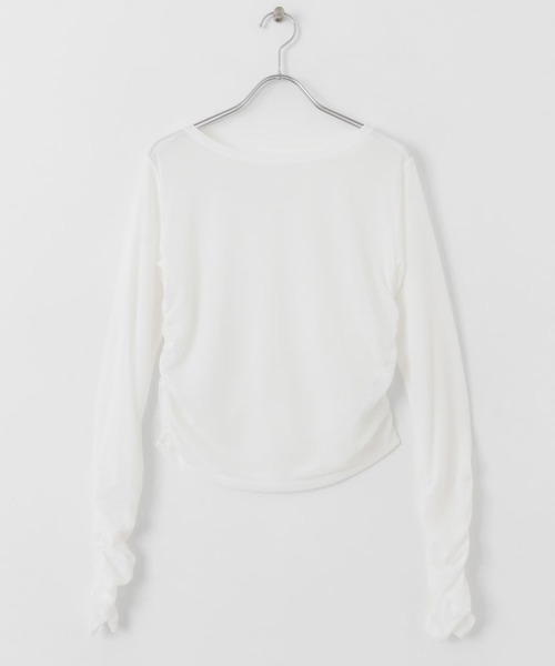 SENSE OF PLACE by URBAN RESEARCH(センスオブプレイスバイアーバンリサーチ)の「シャーリングシアートップ(その他トップス・レディース・アイボリー/ブラック/ベージュ・ONE)」の14枚目の写真