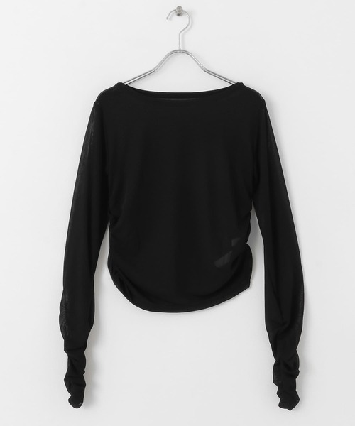 SENSE OF PLACE by URBAN RESEARCH(センスオブプレイスバイアーバンリサーチ)の「シャーリングシアートップ(その他トップス・レディース・アイボリー/ブラック/ベージュ・ONE)」の15枚目の写真