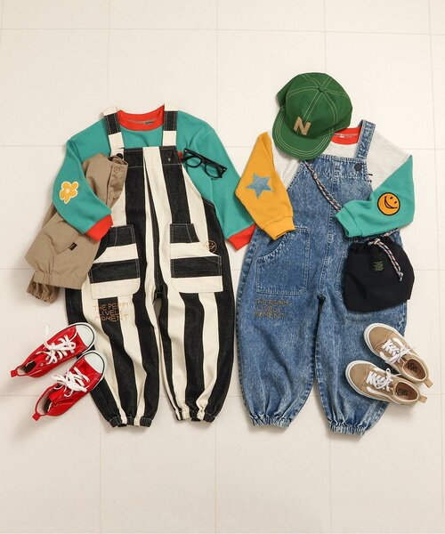 BREEZE(ブリーズ)の「ゆったりドルマンブルゾン(カーディガン/ボレロ・キッズ・カーキ/ベージュ・90/100/110/120/80)」の4枚目の写真