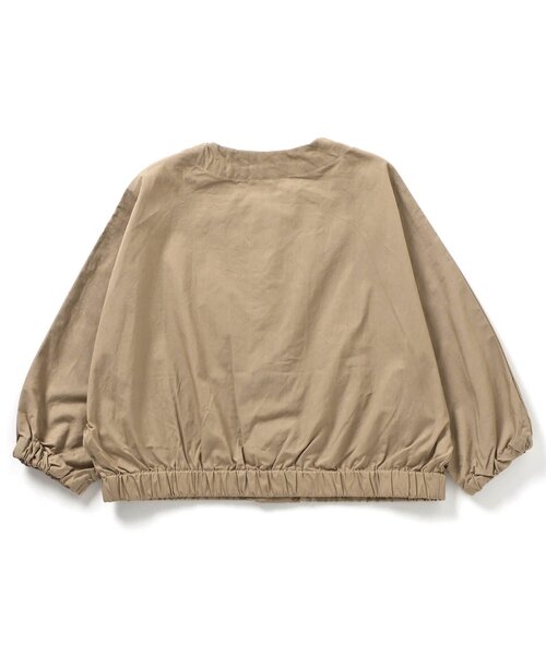 BREEZE(ブリーズ)の「ゆったりドルマンブルゾン(カーディガン/ボレロ・キッズ・カーキ/ベージュ・90/100/110/120/80)」の5枚目の写真
