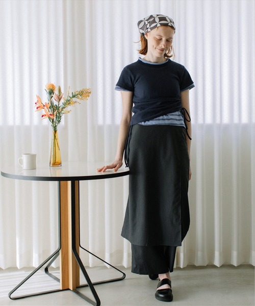 tシャツ thermal gather tee レディース セール】thermal gather tee（Tシャツ/カットソー）｜SUWDEE