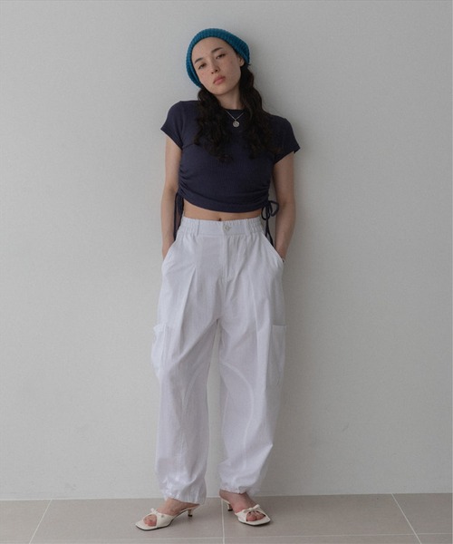 tシャツ thermal gather tee レディース セール】thermal gather tee（Tシャツ/カットソー）｜SUWDEE