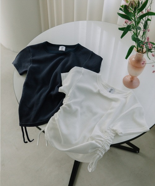 tシャツ thermal gather tee レディース セール】thermal gather tee（Tシャツ/カットソー）｜SUWDEE