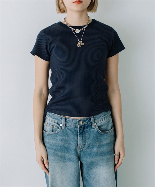 SUWDEE(スーディー)の「thermal gather tee(Tシャツ/カットソー・レディース・ホワイト・FREE)」の3枚目の写真