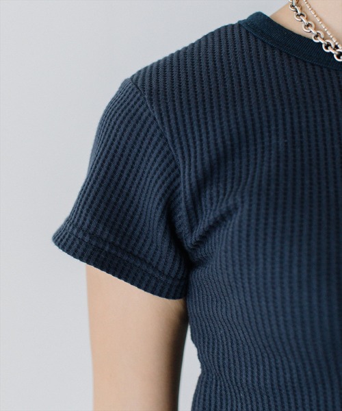 SUWDEE(スーディー)の「thermal gather tee(Tシャツ/カットソー・レディース・ホワイト・FREE)」の7枚目の写真