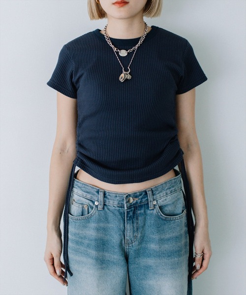 tシャツ thermal gather tee レディース セール】thermal gather tee（Tシャツ/カットソー）｜SUWDEE
