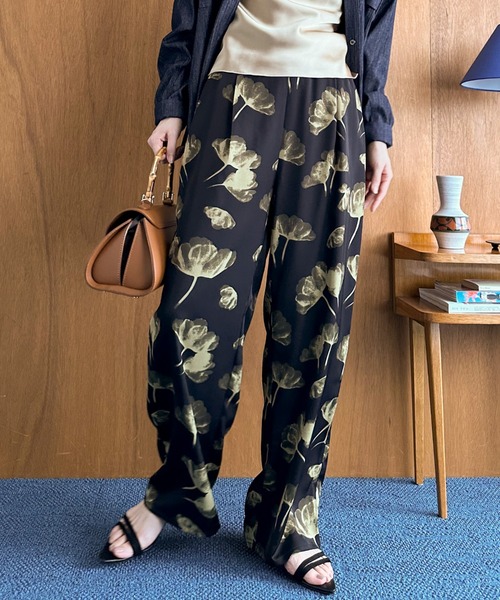 Doux archives(ドゥアルシーヴ)の「柄パンツ(その他パンツ・レディース・イエロー/ブルー・38)」の2枚目の写真