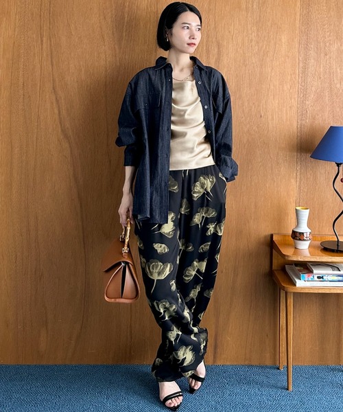 Doux archives(ドゥアルシーヴ)の「柄パンツ(その他パンツ・レディース・イエロー/ブルー・38)」の15枚目の写真