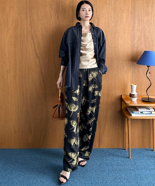 Doux archives(ドゥアルシーヴ)の「柄パンツ(その他パンツ・レディース・イエロー/ブルー・38)」の14枚目の写真