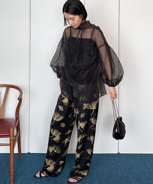 Doux archives(ドゥアルシーヴ)の「柄パンツ(その他パンツ・レディース・イエロー/ブルー・38)」の20枚目の写真