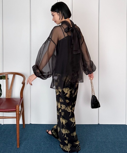 Doux archives(ドゥアルシーヴ)の「柄パンツ(その他パンツ・レディース・イエロー/ブルー・38)」の21枚目の写真