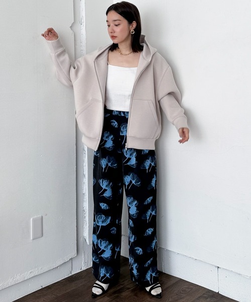 Doux archives(ドゥアルシーヴ)の「柄パンツ(その他パンツ・レディース・イエロー/ブルー・38)」の3枚目の写真