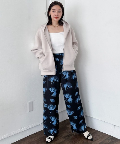 Doux archives(ドゥアルシーヴ)の「柄パンツ(その他パンツ・レディース・イエロー/ブルー・38)」の4枚目の写真