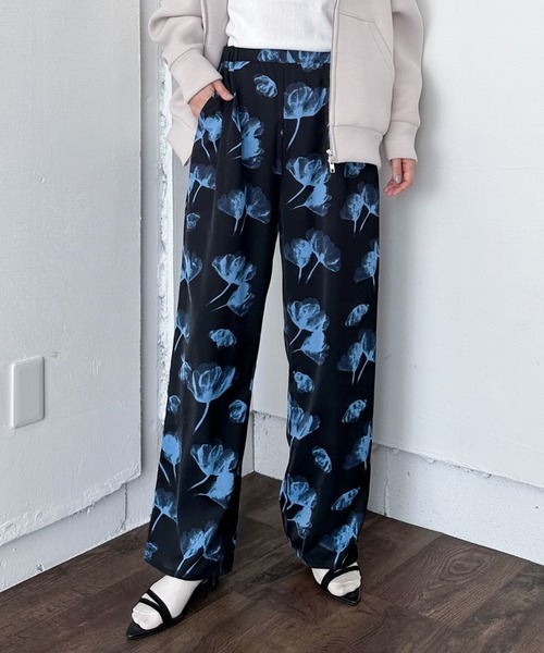 Doux archives(ドゥアルシーヴ)の「柄パンツ(その他パンツ・レディース・イエロー/ブルー・38)」の10枚目の写真