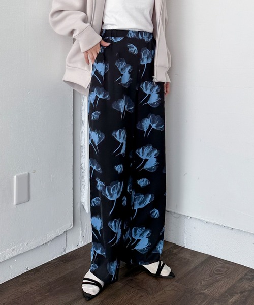 Doux archives(ドゥアルシーヴ)の「柄パンツ(その他パンツ・レディース・イエロー/ブルー・38)」の11枚目の写真