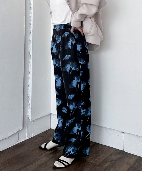 Doux archives(ドゥアルシーヴ)の「柄パンツ(その他パンツ・レディース・イエロー/ブルー・38)」の12枚目の写真