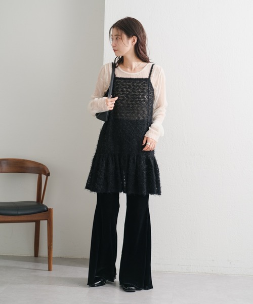 Kastane（カスタネ）の「【4色展開】ランダムチュールメローTEE（T