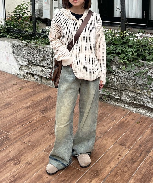 MEMECLE（メメクル）の「【 MEMECLE / メメクル 】シースルー ルーズ