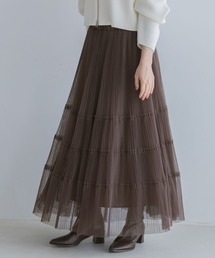 A part by | チュールティアードスカート(スカート)