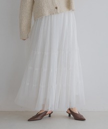 A part by | チュールティアードスカート(スカート)