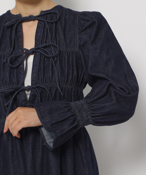 rowoon3さま専用 セール】2WAYリボンシャーリングワンピース 133569（ワンピース