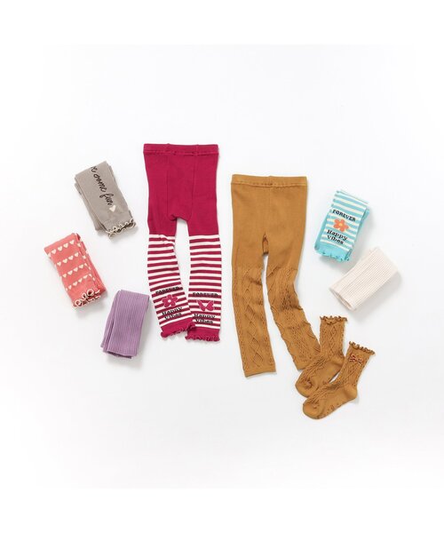 BREEZE(ブリーズ)の「3wayタイツ(タイツ/ストッキング・キッズ・ブラック/アイボリー/イエロー・80/100/110/120/140)」の7枚目の写真