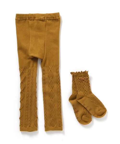 BREEZE(ブリーズ)の「3wayタイツ(タイツ/ストッキング・キッズ・ブラック/アイボリー/イエロー・80/100/110/120/140)」の10枚目の写真