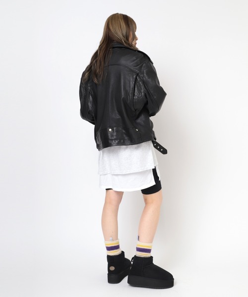 J2122 BIG WASH OUTライダース（ライダースジャケット