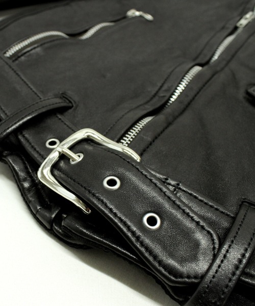 RNA（アールエヌエー）の「J2122 ＢＩＧ　ＷＡＳＨ　ＯＵＴライダース（ライダースジャケット・レディース・ブラック・MEDIUM）」の12枚目の写真