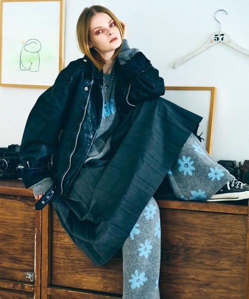 RNA（アールエヌエー）の「J2122 ＢＩＧ　ＷＡＳＨ　ＯＵＴライダース（ライダースジャケット・レディース・ブラック・MEDIUM）」の19枚目の写真