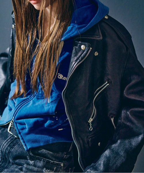 J2122 BIG WASH OUTライダース（ライダースジャケット