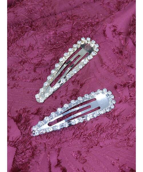 jouetie（ジュエティ）の「ラインストーンヘアピン（ヘアピン・レディース・シルバー/ゴールド・FREE）」の3枚目の写真