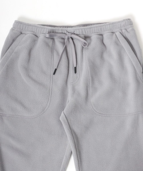 LOGOS（ロゴス）の「LOGOS/ロゴス フリース 切替ポケット ワンポイントロゴ ベイカー ジョガーパンツ レディース メンズ（その他パンツ・メンズ・ブラック/ネイビー/ライトグレー/カーキ・L/M/LL）」の8枚目の写真