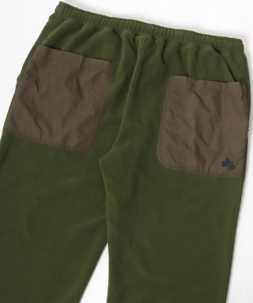 LOGOS（ロゴス）の「LOGOS/ロゴス フリース 切替ポケット ワンポイントロゴ ベイカー ジョガーパンツ レディース メンズ（その他パンツ・メンズ・ブラック/ネイビー/ライトグレー/カーキ・L/M/LL）」の15枚目の写真