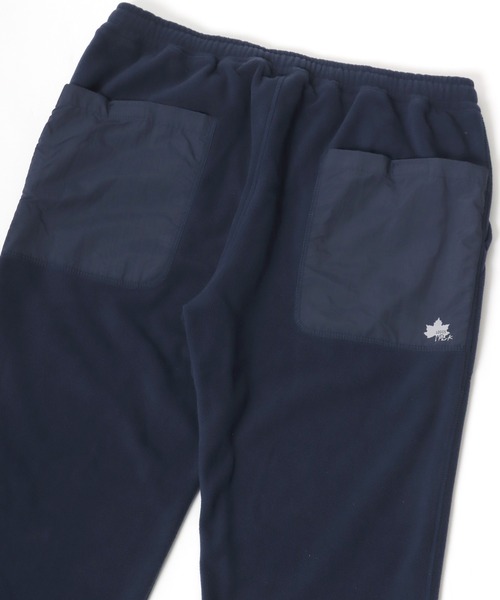 LOGOS（ロゴス）の「LOGOS/ロゴス フリース 切替ポケット ワンポイントロゴ ベイカー ジョガーパンツ レディース メンズ（その他パンツ・メンズ・ブラック/ネイビー/ライトグレー/カーキ・L/M/LL）」の16枚目の写真