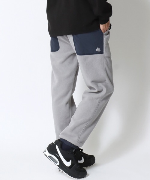 セール】2024AW LOGOS/ロゴス フリース 切替ポケット ワン