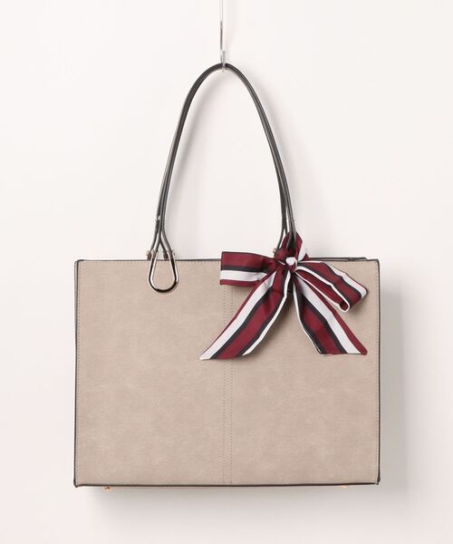 Qu'est-ce Que Le “Design”?（ケスクルデザイン）の「【Qu’est-ce Que Le “Design”?/ケスクルデザイン】 馬蹄金具 トートバッグ（トートバッグ・レディース・グレー/キャメル/ネイビー/グレイッシュベージュ/ピンク系その他/ブラック・FREE）」の3枚目の写真