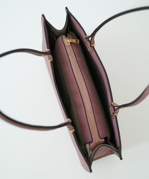 Qu'est-ce Que Le “Design”?（ケスクルデザイン）の「【Qu’est-ce Que Le “Design”?/ケスクルデザイン】 馬蹄金具 トートバッグ（トートバッグ・レディース・グレー/キャメル/ネイビー/グレイッシュベージュ/ピンク系その他/ブラック・FREE）」の11枚目の写真