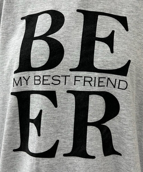 SHENERY（シーナリー）の「Beer ロングスリーブTee（Tシャツ/カットソー・レディース・ライトグレー/ベージュ・FREE）」の16枚目の写真