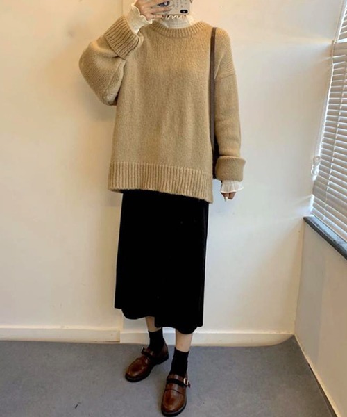 Amulet(アミュレット)の「シャーリングシアートップス(シャツ/ブラウス・レディース・ホワイト/ブラック/アイボリー・XL/L/M)」の8枚目の写真
