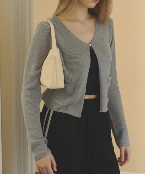 GIUNON ジウノン ダブルポケットニットカーディガン GIUNON（ジウノン）の「double pocket knit cardigan / ダブル