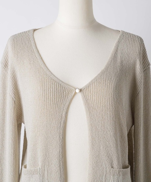 double pocket knit cardigan / ダブルポケットニット