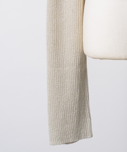 GIUNON(ジウノン)の「double pocket knit cardigan / ダブルポケットニットカーディガン(カーディガン/ボレロ・レディース・ブラック/グリーン/ブルー・FREE)」の21枚目の写真