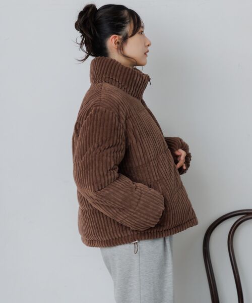 RETRO GIRL（レトロガール）の「【リバイバル】コール中綿BZ（その他アウター・レディース・ブラウン/ナチュラル/ブラック/ライトブルー・FREE）」の9枚目の写真