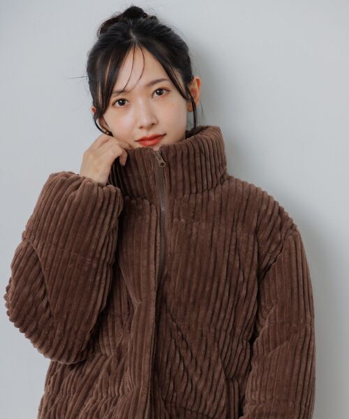 RETRO GIRL（レトロガール）の「【リバイバル】コール中綿BZ（その他アウター・レディース・ブラウン/ナチュラル/ブラック/ライトブルー・FREE）」の12枚目の写真