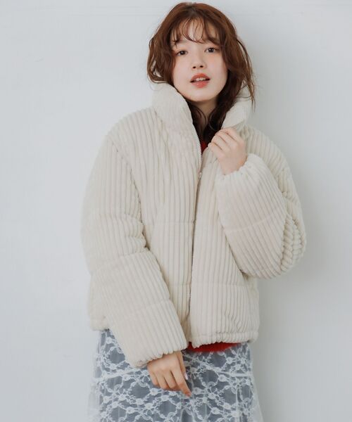 RETRO GIRL（レトロガール）の「【リバイバル】コール中綿BZ（その他アウター・レディース・ブラウン/ナチュラル/ブラック/ライトブルー・FREE）」の13枚目の写真