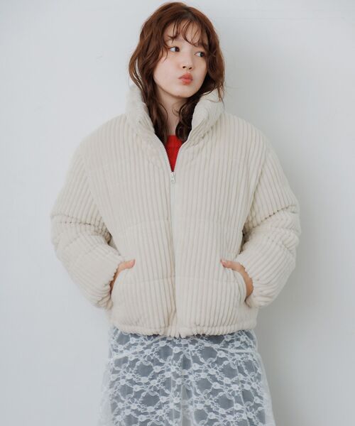 RETRO GIRL（レトロガール）の「【リバイバル】コール中綿BZ（その他アウター・レディース・ブラウン/ナチュラル/ブラック/ライトブルー・FREE）」の14枚目の写真