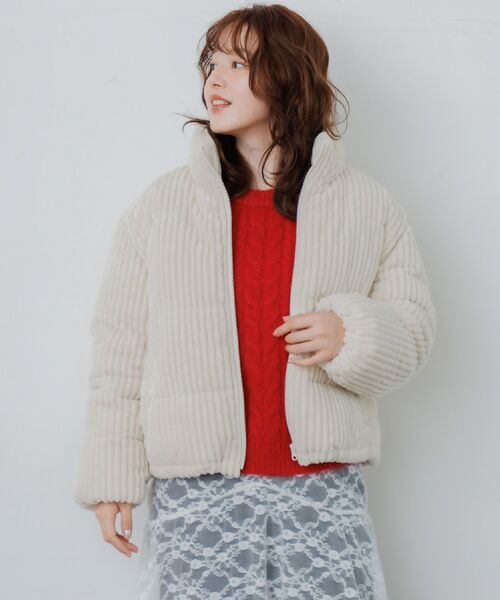 RETRO GIRL（レトロガール）の「【リバイバル】コール中綿BZ（その他アウター・レディース・ブラウン/ナチュラル/ブラック/ライトブルー・FREE）」の19枚目の写真