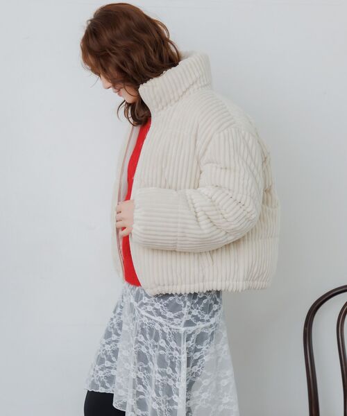 RETRO GIRL（レトロガール）の「【リバイバル】コール中綿BZ（その他アウター・レディース・ブラウン/ナチュラル/ブラック/ライトブルー・FREE）」の22枚目の写真