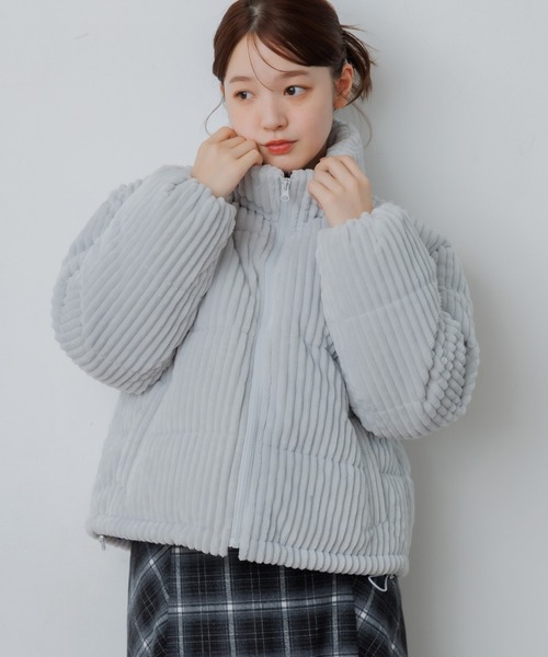 RETRO GIRL（レトロガール）の「【リバイバル】コール中綿BZ（その他アウター・レディース・ブラウン/ナチュラル/ブラック/ライトブルー・FREE）」の4枚目の写真